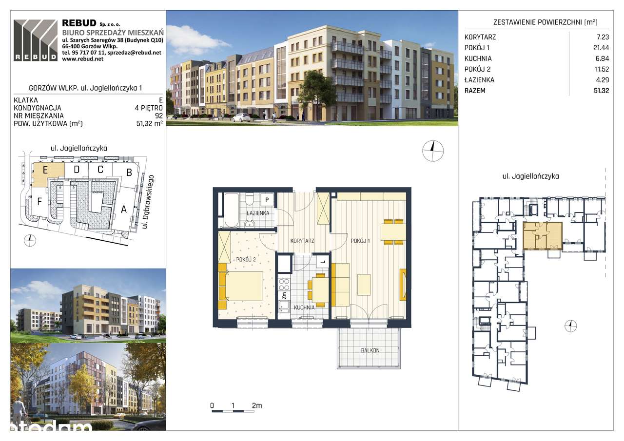 Jagiellończyka | Mieszkanie 1/92 - Pełny obrazek: 2/7