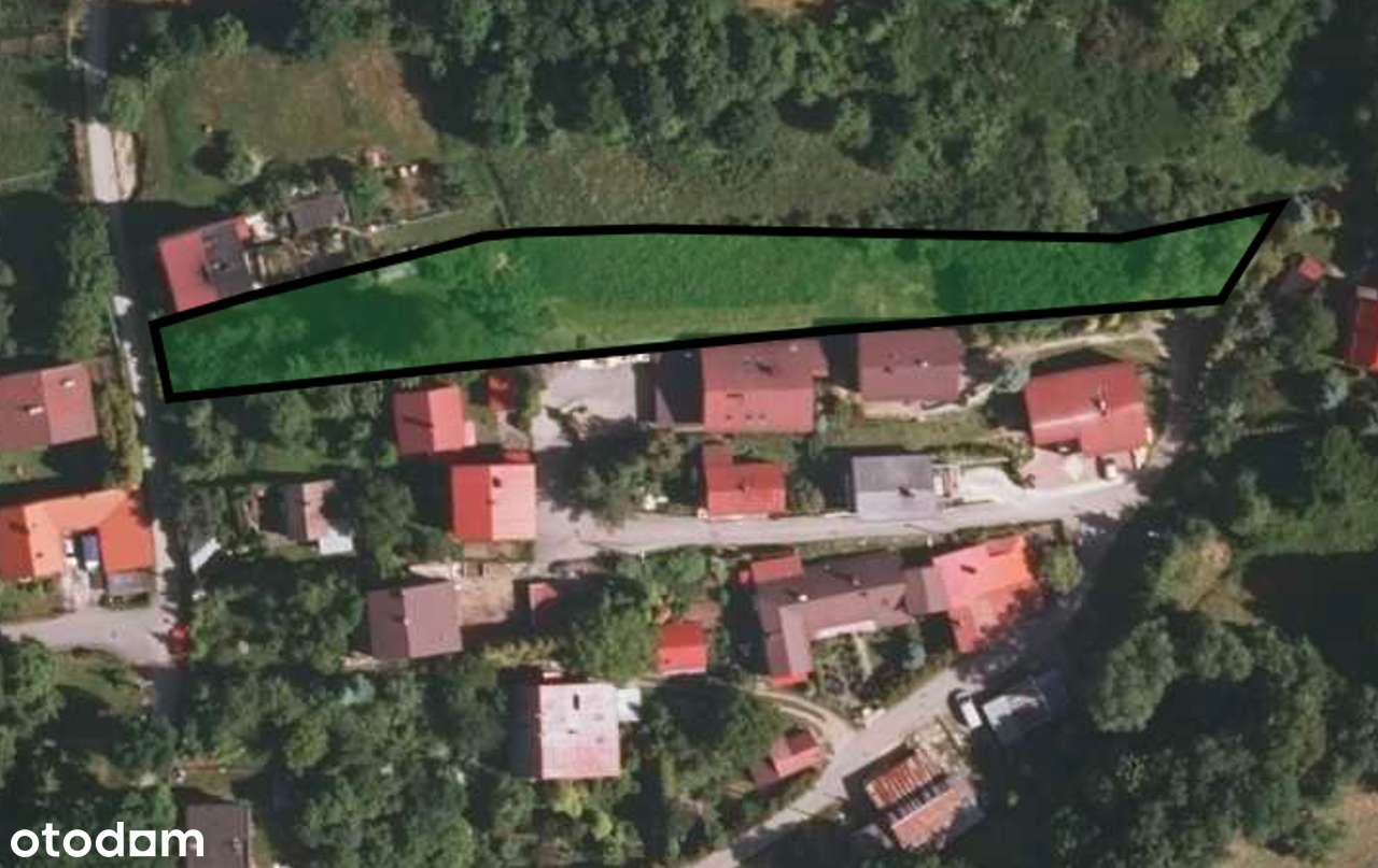 Działka budowlana, Żywiec, ulica Nad Markiem - Pełny obrazek: 1/2