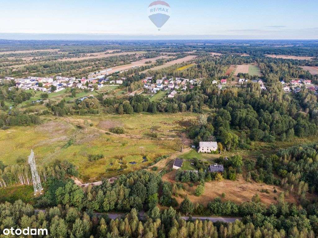 Siedlisko 12 ha rzeka stawy las drewniany dom Młyn - Pełny obrazek: 5/20