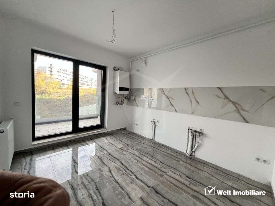 Apartament FINISAT 61mp - 3 cam, terasa 22mp, Lidl Frunzisului - Imagine principală: 4/10