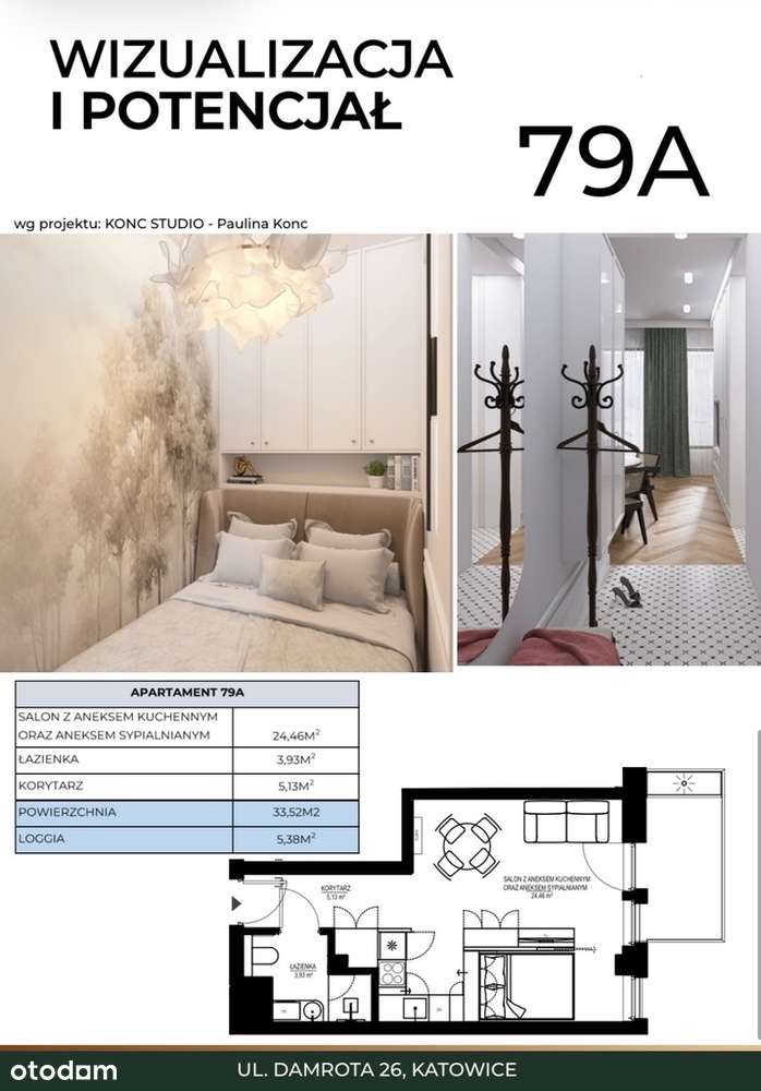 KATOWICE | Damrota Garden | Apartament 2 w 1-14