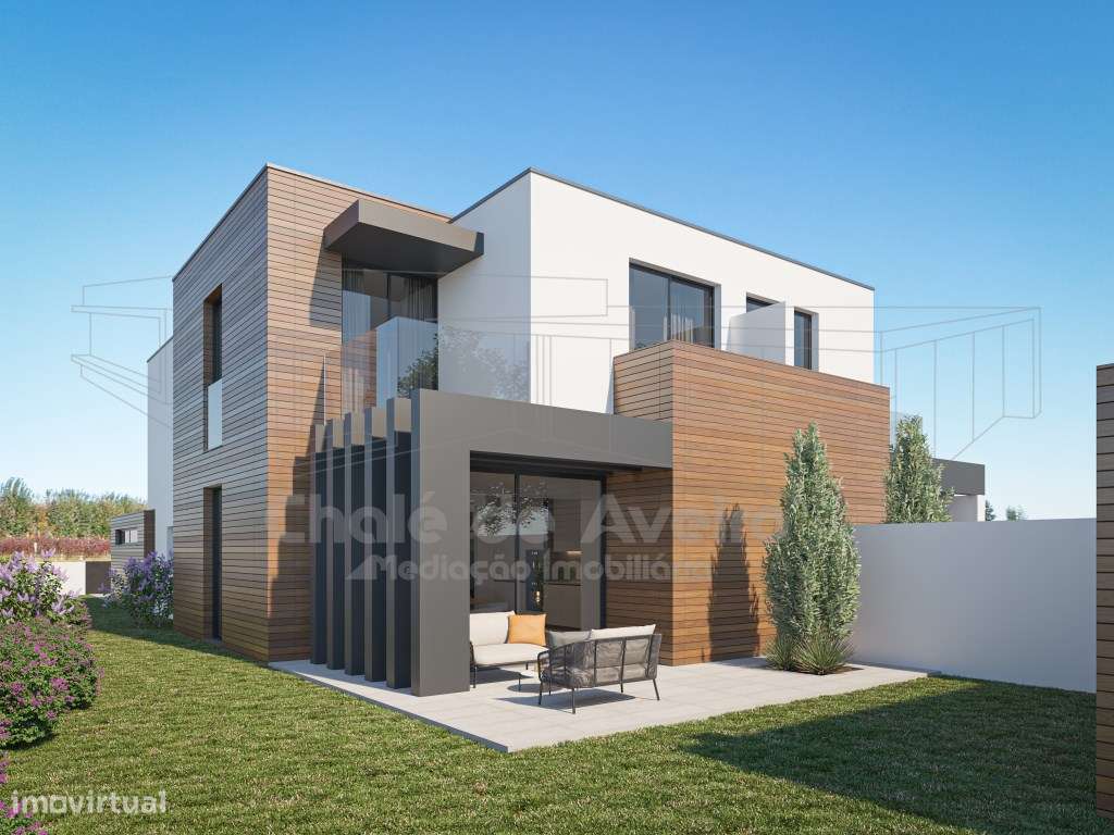 Moradia Geminada T3 com Anexos e Jardim -Aradas - Grande imagem: 5/34