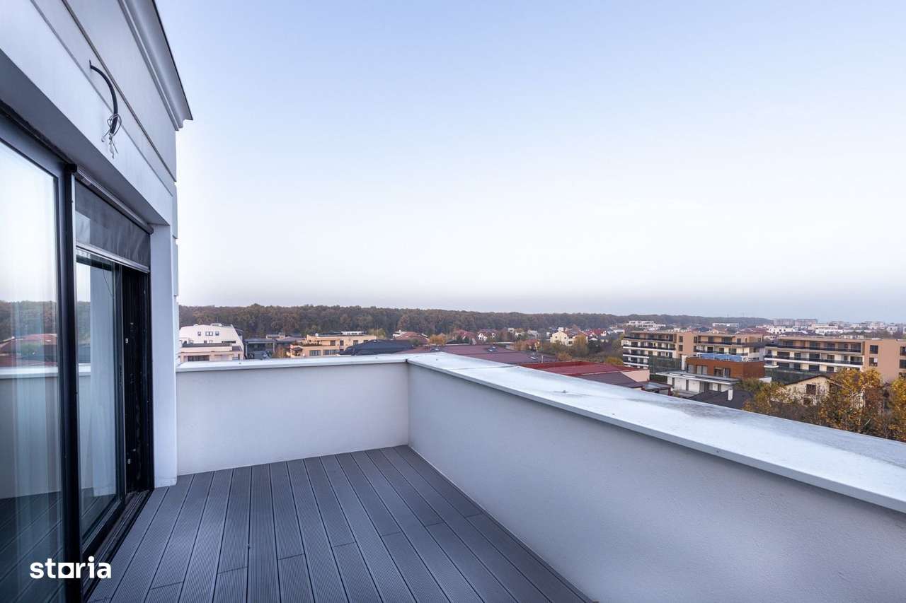 Penthouse Trastevere, complex cu piscina si gym-8