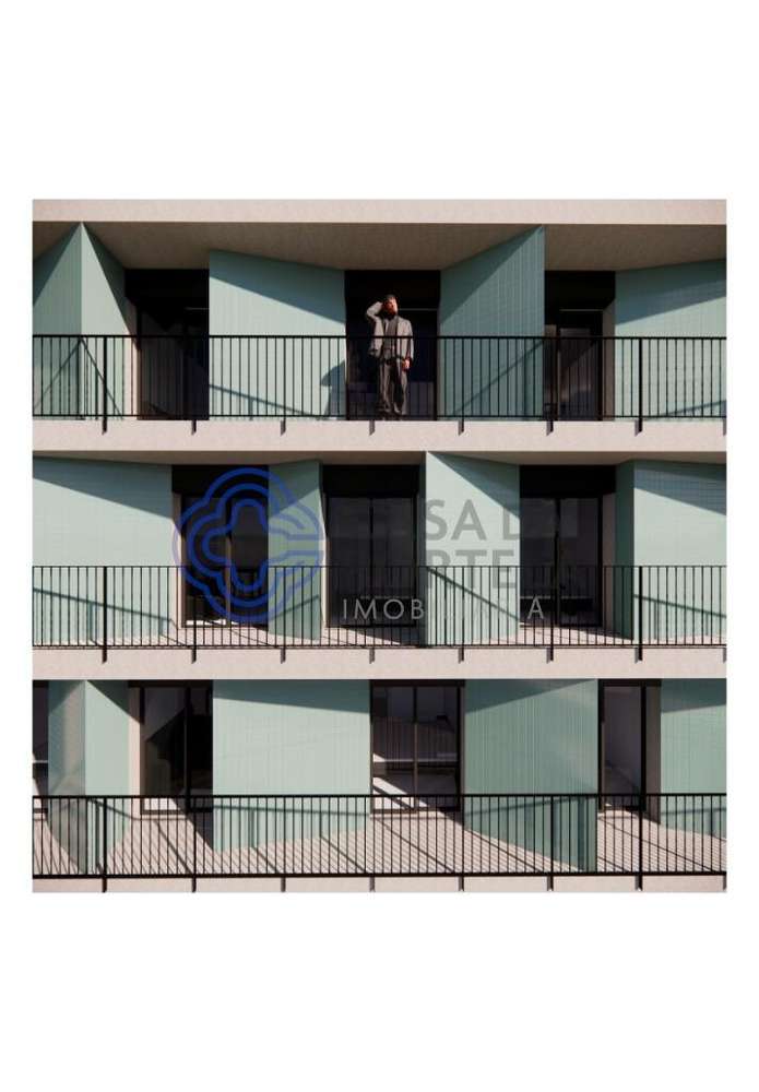 T2 com Varanda e Terraço Empreendimento novo Costa Cabral - Grande imagem: 4/4