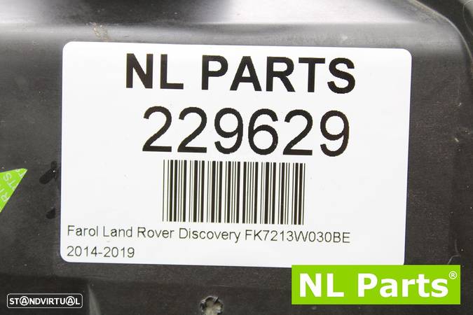 Farol Land Rover Discovery FK7213W030BE 2014-2019 - 12