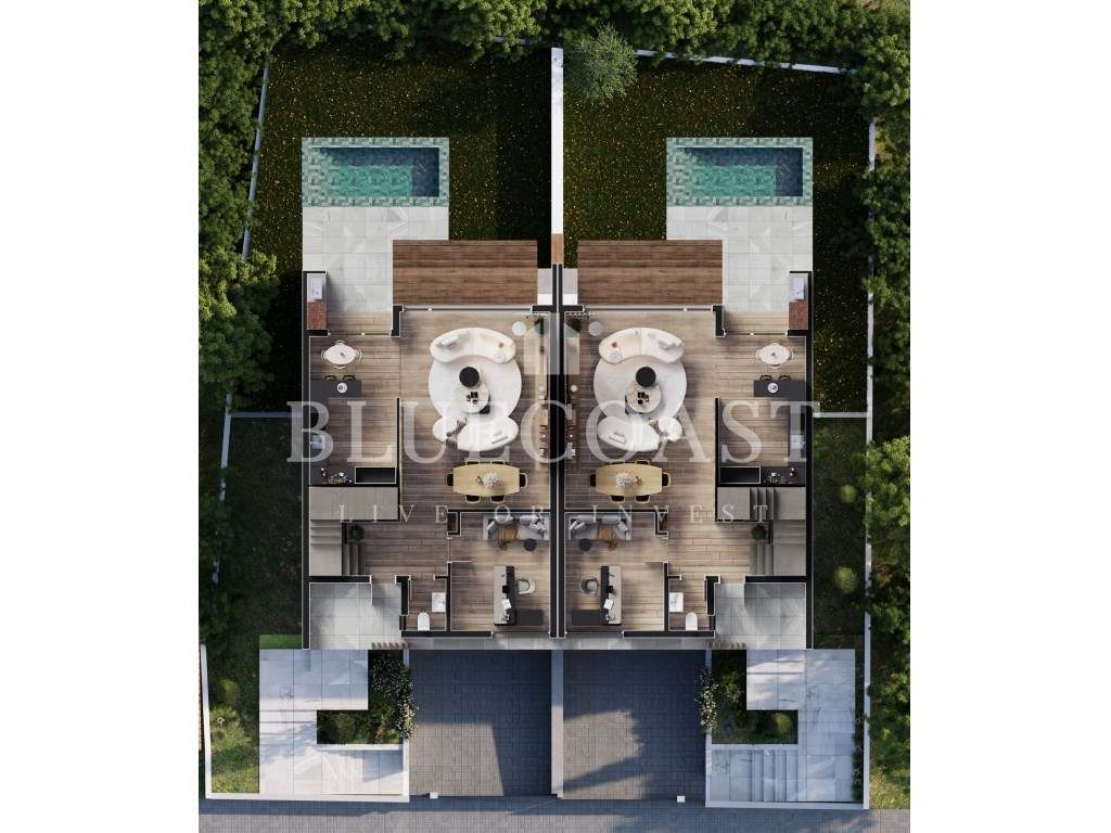 Moradias Geminadas T4 com piscina e garagem - Aires, Palmela-10