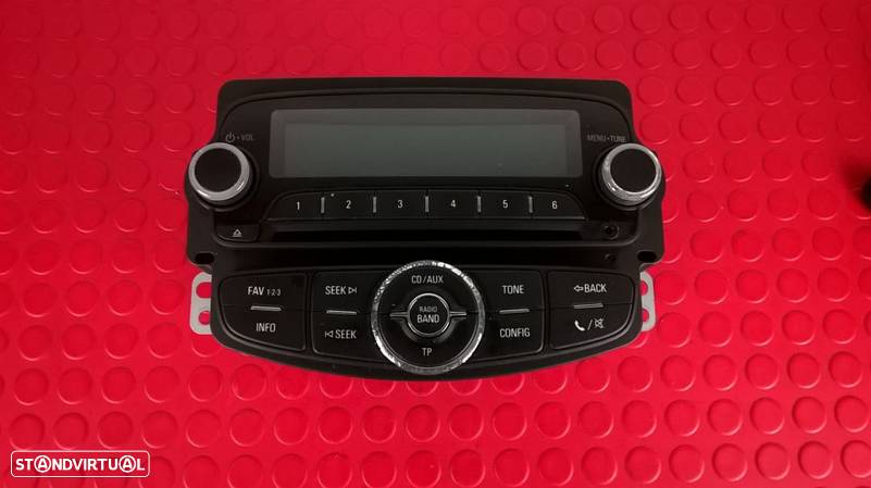 Rádio - 95179056 / 631078375 / 0657-11-6660 [Chevrolet Aveo (T300)] - 1