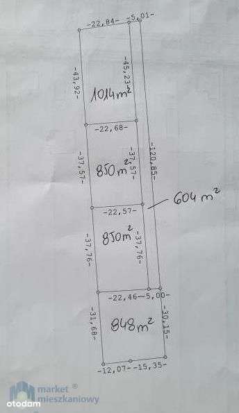 Działka, 1 050 m², Małocice-1