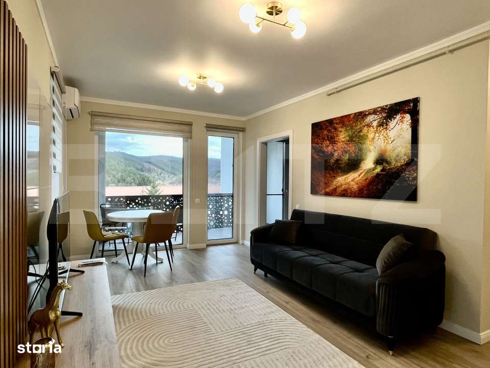 Apartament cu 2 camere, LUX, 40 mp, prima inchiriere, zona Valea Garba - Imagine principală: 5/11