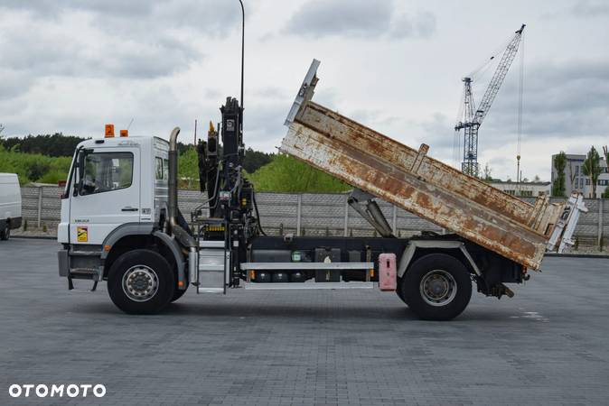 Mercedes-Benz AXOR 1833 / 4x2 / 3 OSOBY / EURO 5 / HDS HIAB 122 B-2 CL / STEROWANIE x2 / WYWROTKA / HYDROBURTA / MANUAL / HAK / NISKI PRZEBIEG / SPROWADZONY - 29