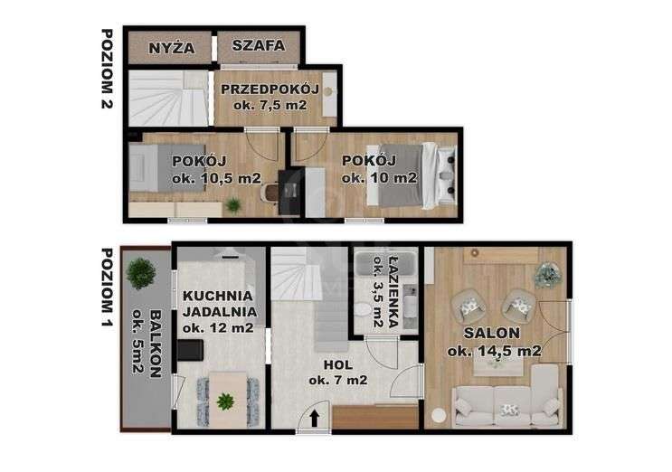 3 Pokoje | Komórka Lokatorska | Balkon-14