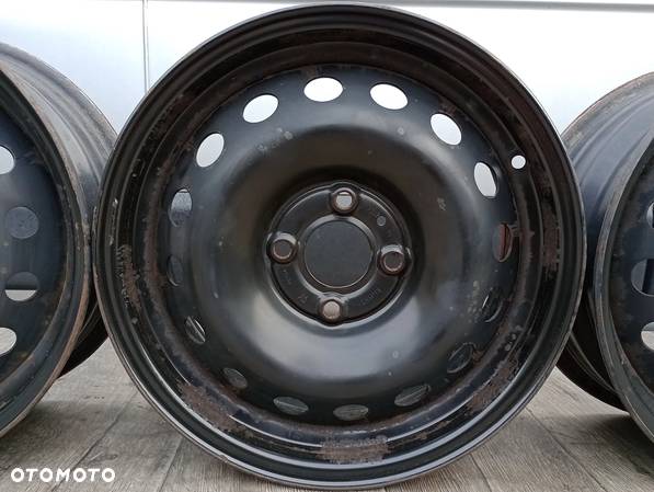 FELGI STALOWE 4x100 R15 6J ET50 Renault Clio 3 Modus Grand Modus Dacia Logan Sandero I Nissan Micra 3 4 - 3