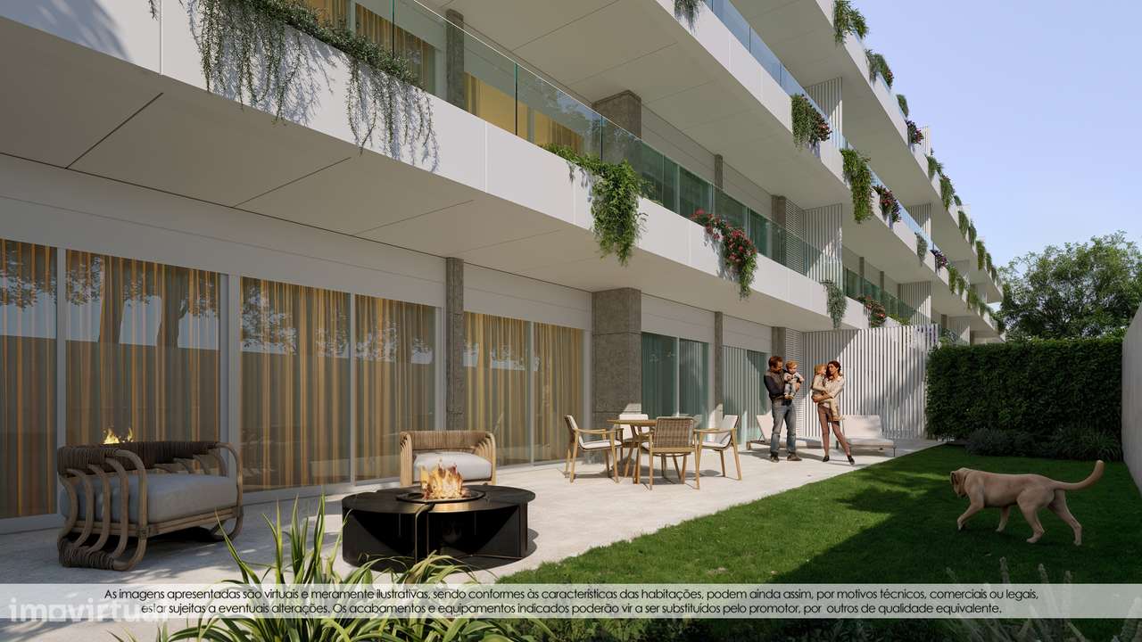 T3 Novo c/ Lugar de Garagem em Canidelo - Grande imagem: 4/28