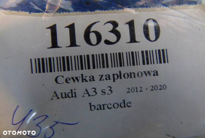 AUDI A3 S3 CEWKA ZAPŁONOWA 1.6FSI - 5