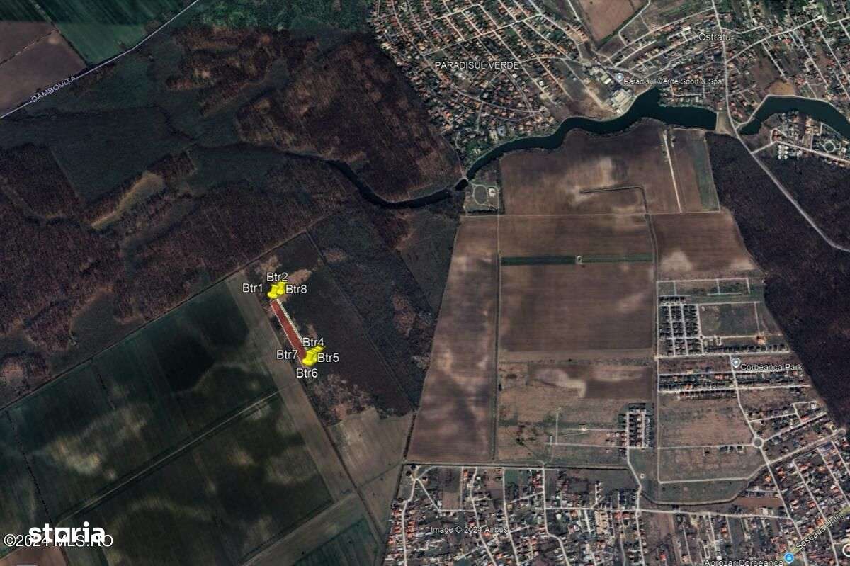 Tamasi, langa padure, 12.824 mp, deschidere 45 ml, teren cu potential - Imagine principală: 5/12