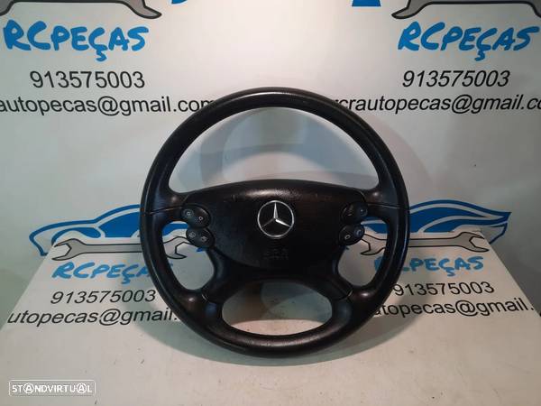 VOLANTE GUIADOR COMPLETO MERCEDES BENZ CLASS CLS C219 W219 A2304600503 2304600503 CLK C209 W209 PELE COMANDOS MULTIFUNÇÕES AIRBAG - 11