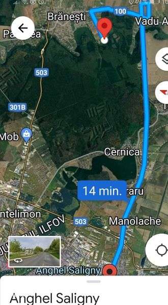 Branesti vanzare terenuri 764/1000mp CU UTILITATI langa lac si padure - Imagine principală: 5/6