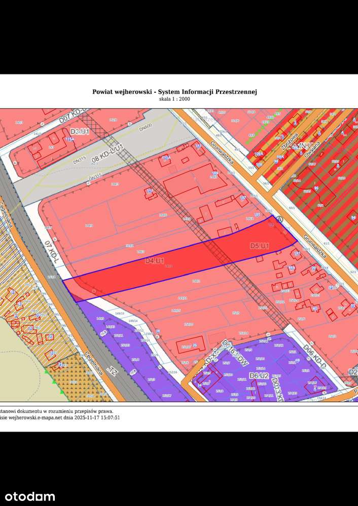 DZIAŁKA USŁUGOWA RUMIA 8532 m2 - Pełny obrazek: 4/6