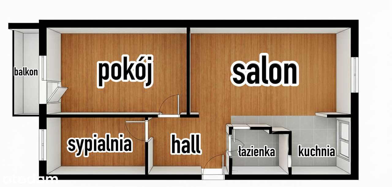 GOTOWE DO WPROWADZENIA! 3-POKOJOWE MIESZKANIE Z BALKONEM! UL.PODGÓRNA-9