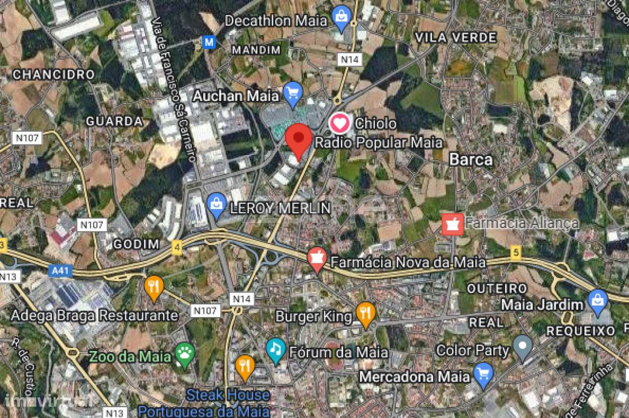 Terreno - 1250m2, com frente para a EN14, Maia, Porto - Grande imagem: 3/17