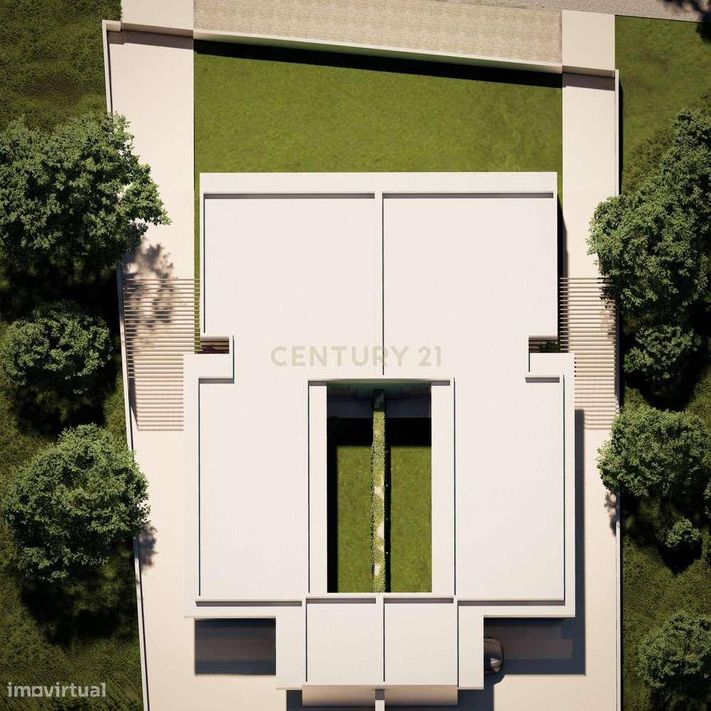 Moradia geminada em construção, com piscina e jardim na Boavista, Lavo - Grande imagem: 3/38