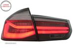 Stopuri LED M Look Black Line BMW Seria 3 F30 (2011-2019) LCI Design cu Semnal Din- livrare gratuita - 2