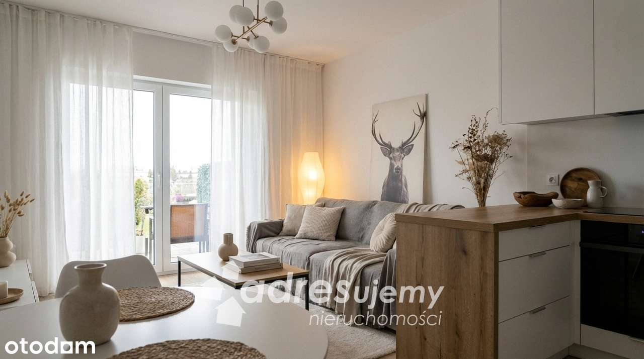 Mieszkanie / 3 pokoje / skrajny ogródek / taras / miejsce parkingowe-0