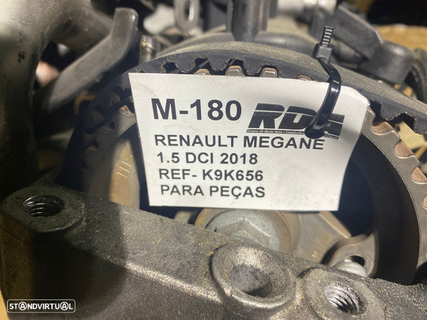 M180 Motor Para Peças Renault Megane 1.5 Dci Ref- K9K656 - 5