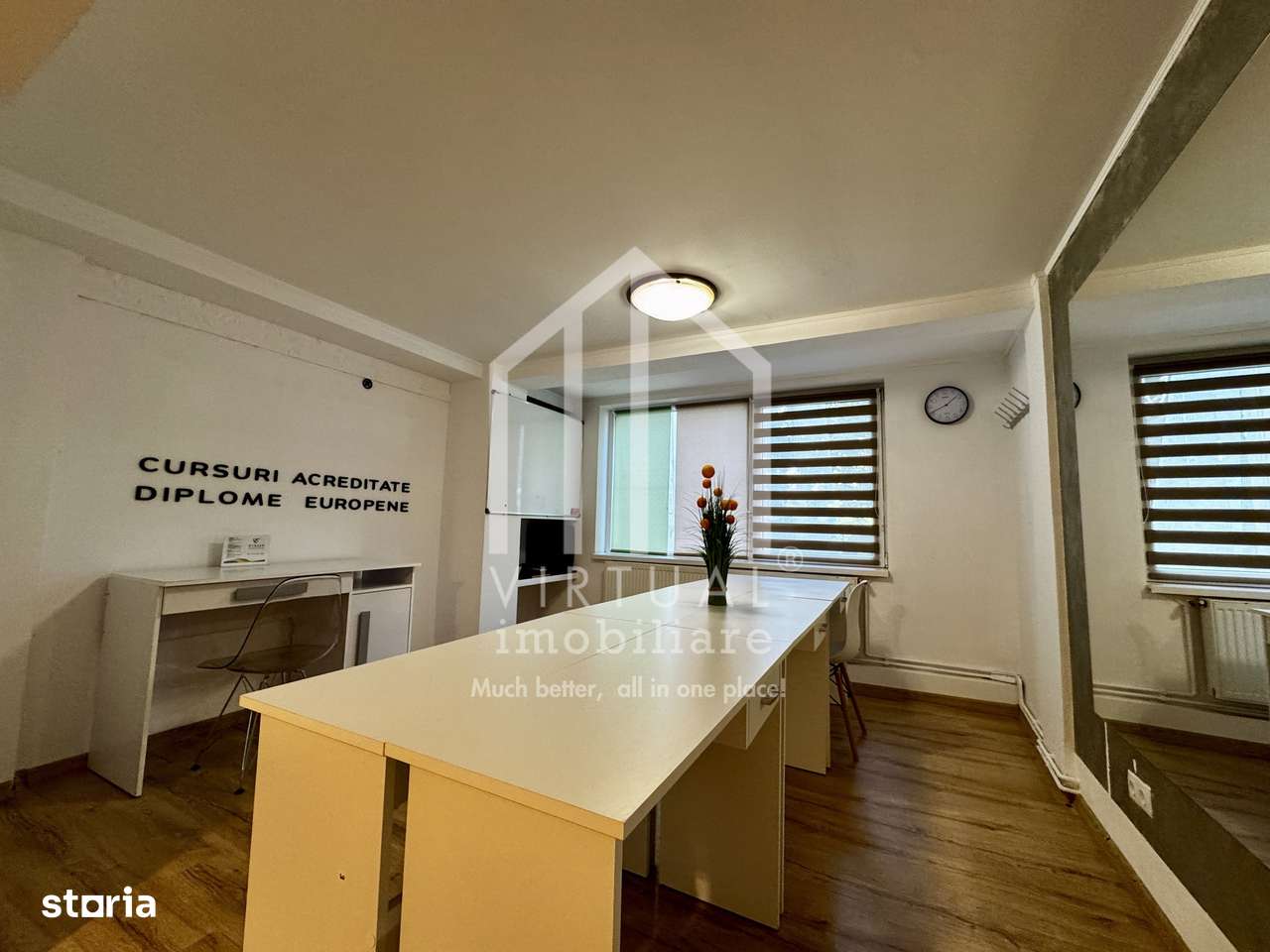 Spatiu comercial cu 2 camere, 53mp utili + terasa, etaj 1, Bl V. Milea - Imagine principală: 2/11