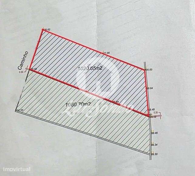 Terreno para Construção de Moradia com 1022m² em Balazar, Póvoa de ... - Grande imagem: 3/8