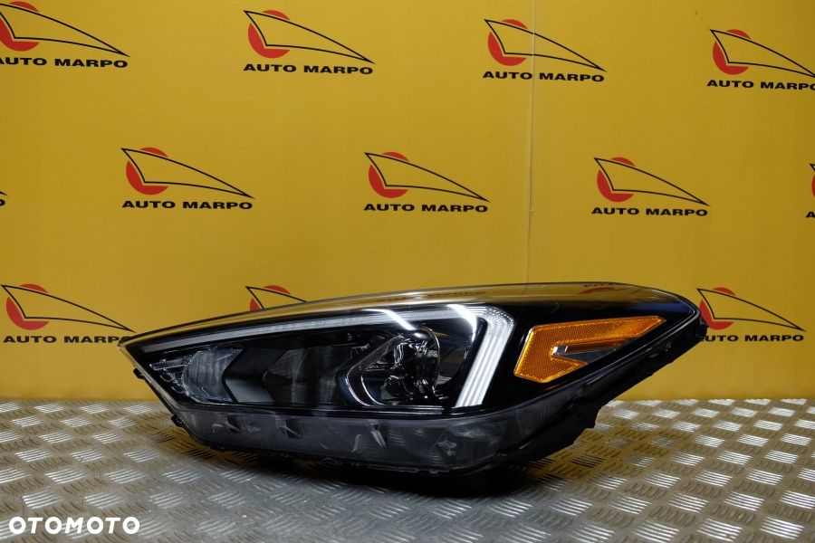 HYUNDAI TUCSON LIFT 2018- REFLEKTOR LAMPA ZWYKŁA SOCZEWKOWA Z LED L USA - 6