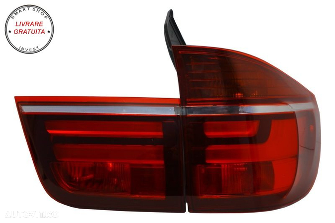 Stopuri LED BMW X5 E70 (2007-2010) Light Bar LCI Facelift Look- livrare gratuita - 2