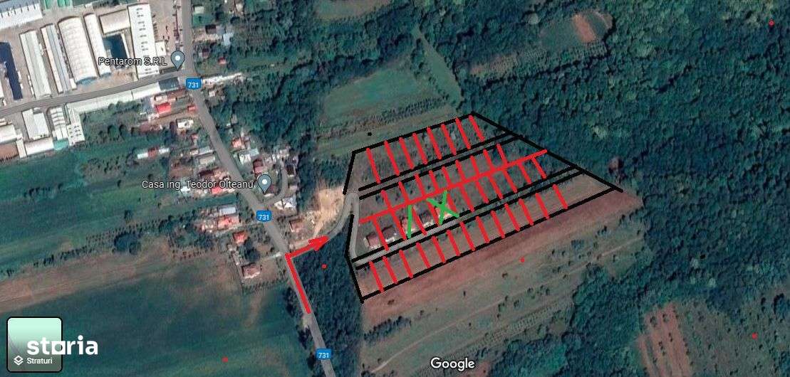 Teren Intravilan Parcelabil - Imagine principală: 5/6