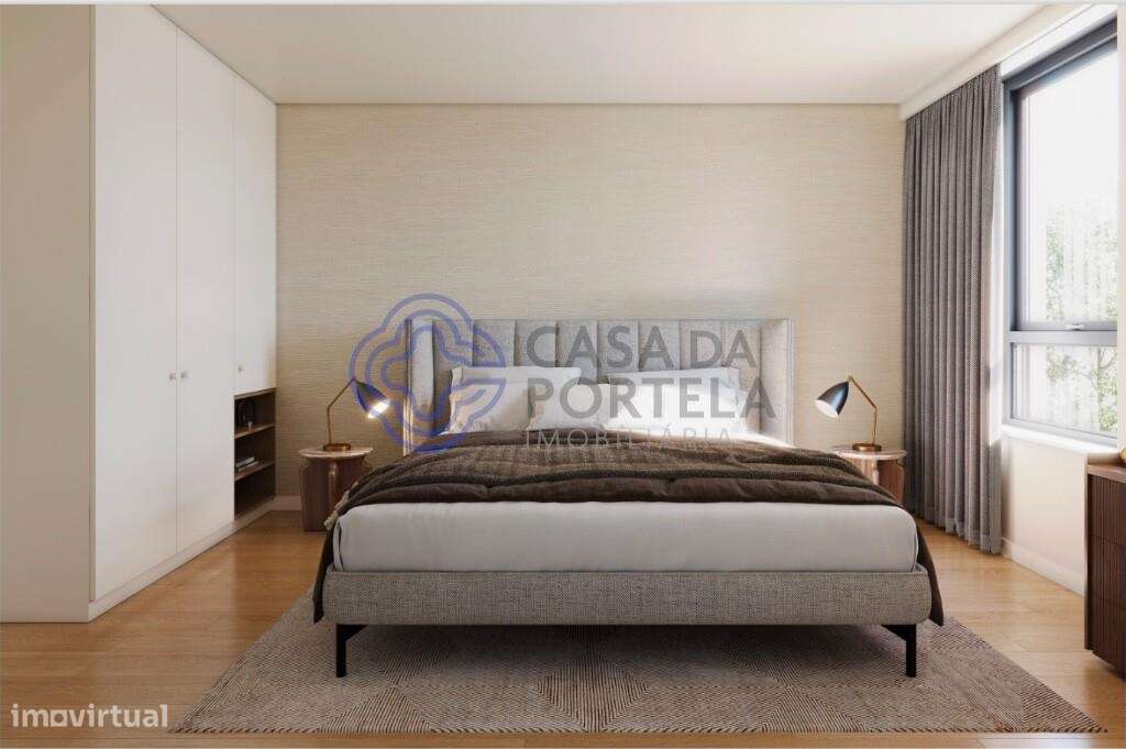 T2, Varanda, Cozinha Open Space equipada compartilhada com a sala e ar - Grande imagem: 4/10