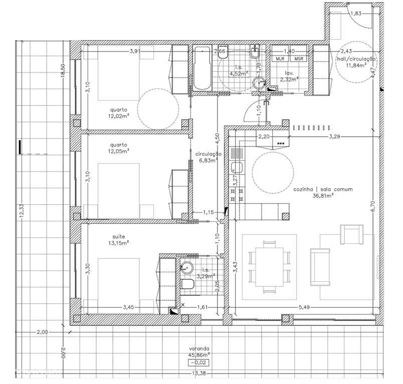 Apartamento T3 Venda em Repeses e São Salvador,Viseu - Grande imagem: 3/9