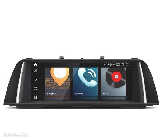 AUTO RADIO GPS ANDROID 12 PARA BMW F10 F11 13- COM SISTEMA NBT - 10