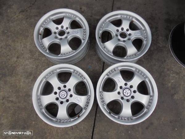 Jogo De Jantes Jgjant1143 VW GOLF 3 1994 1.9D 65CV 3P VERMELHO 35 15X6.5J 4X108 /4X100 66.9MM - 3