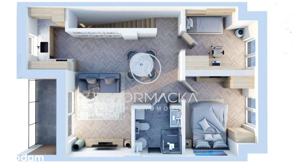 Mieszkanie 60 m2 z miejscem postojowym lub garażem - Pełny obrazek: 3/6