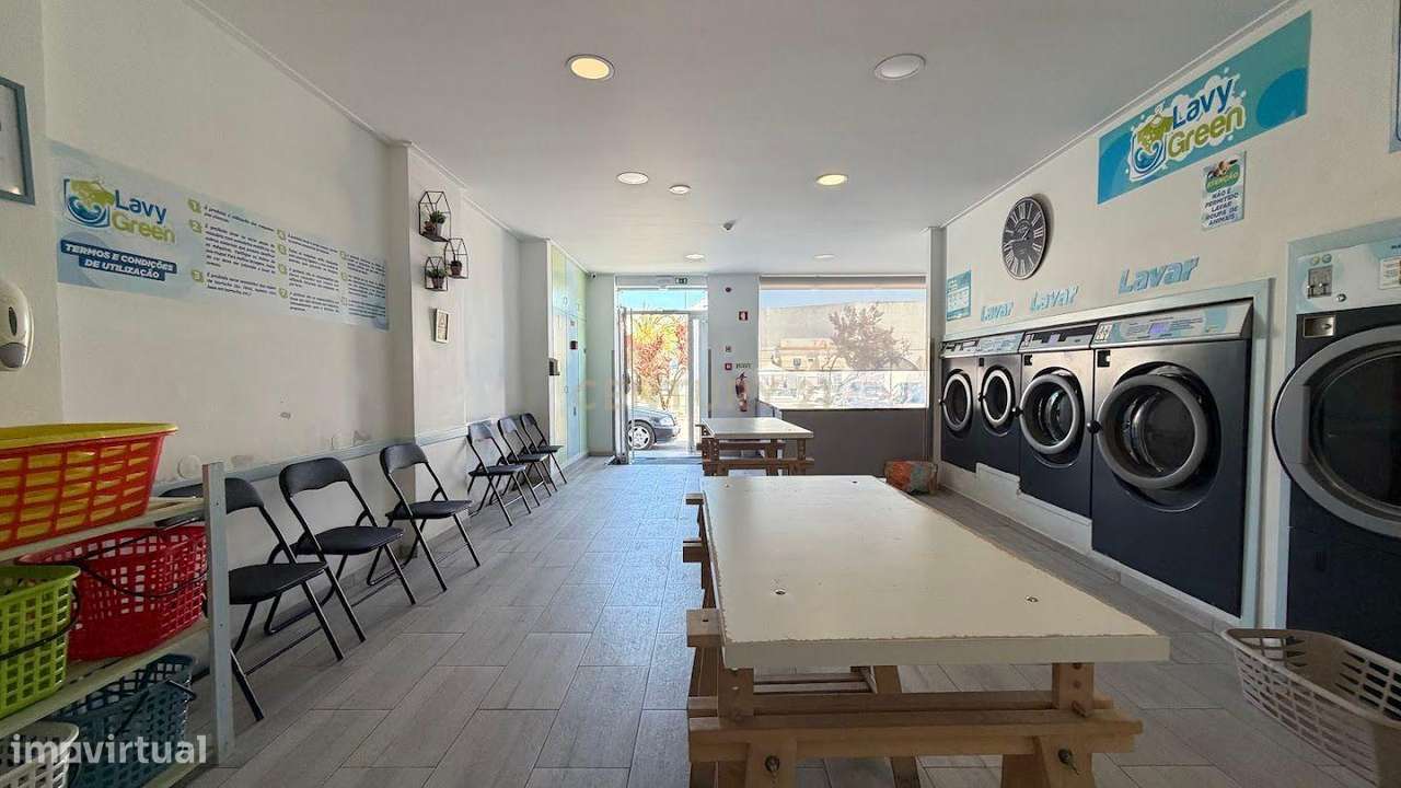 Venda de 4 Lavandarias Self-Service + Imóveis - Baixa da Banheira- Moi - Grande imagem: 4/34
