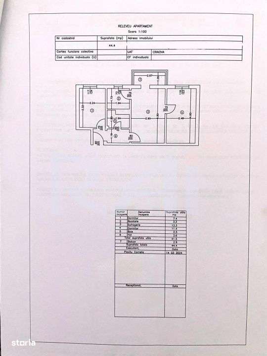 3 camere, etaj 2 – Valea Rosie, langa Piata | renovat, la cheie |-7