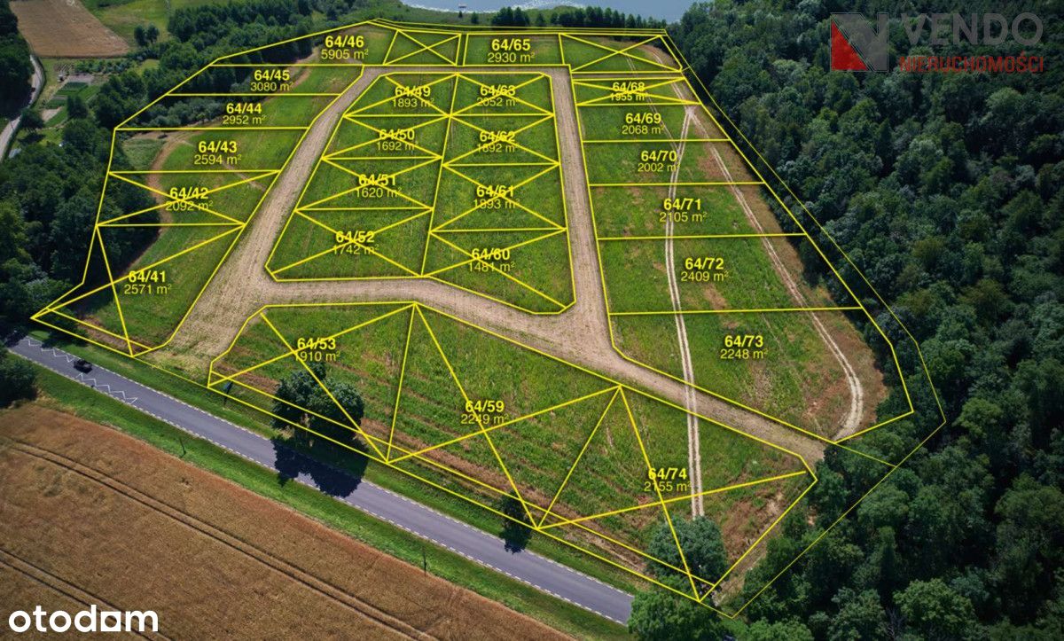 Działki przy lesie i jeziorze! 7 km do Kostrzyna!