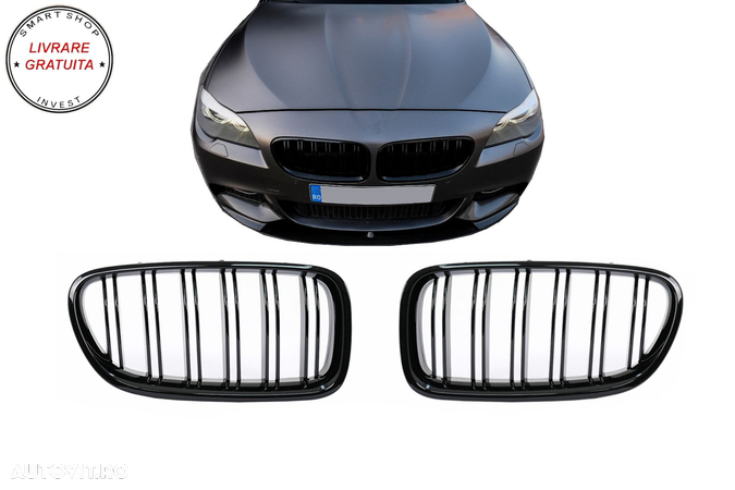 Grile Centrale BMW Seria 5 F10 F11 Limuzina Touring (2010-2017) Negru Lucios M Des- livrare gratuita - 1