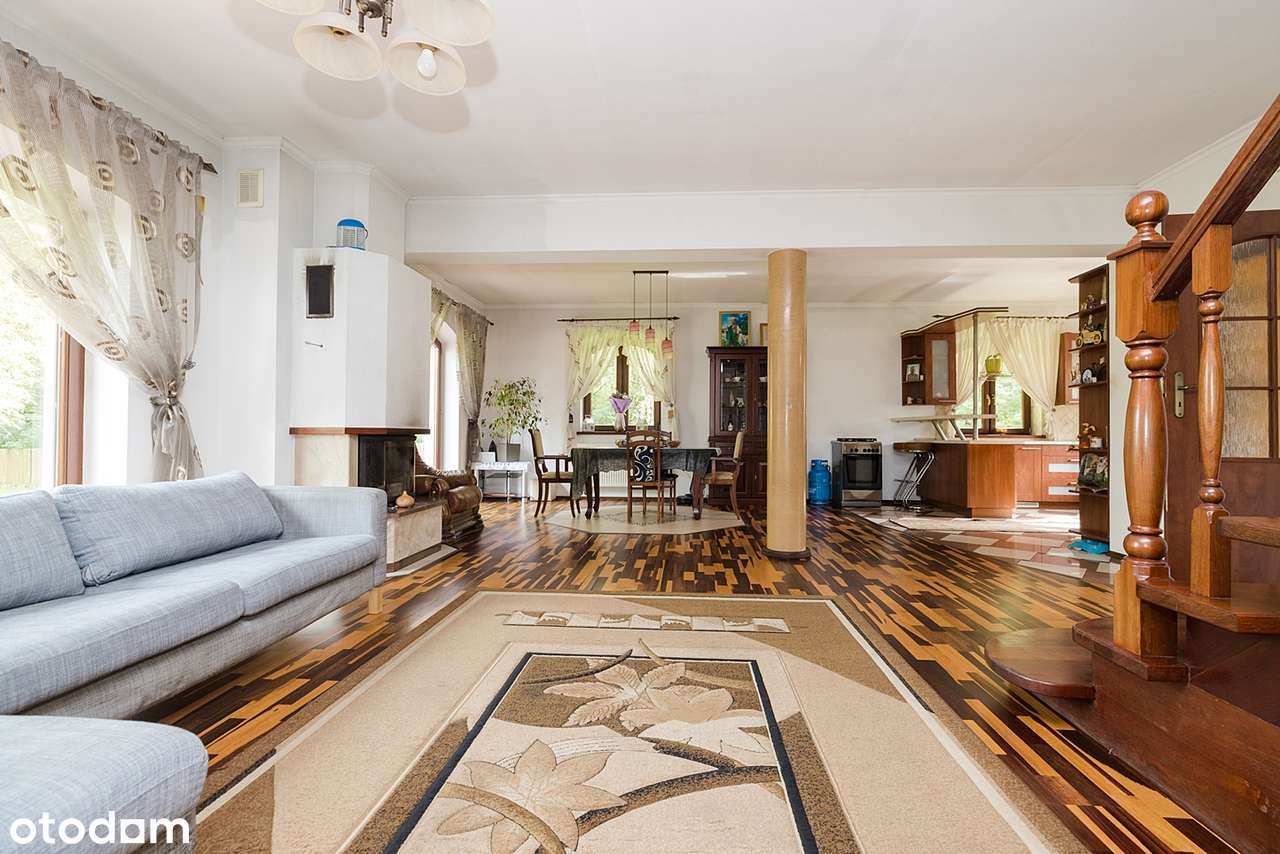 Dom dla miłośników natury – duża działka, las ,staw i rzeczka-5