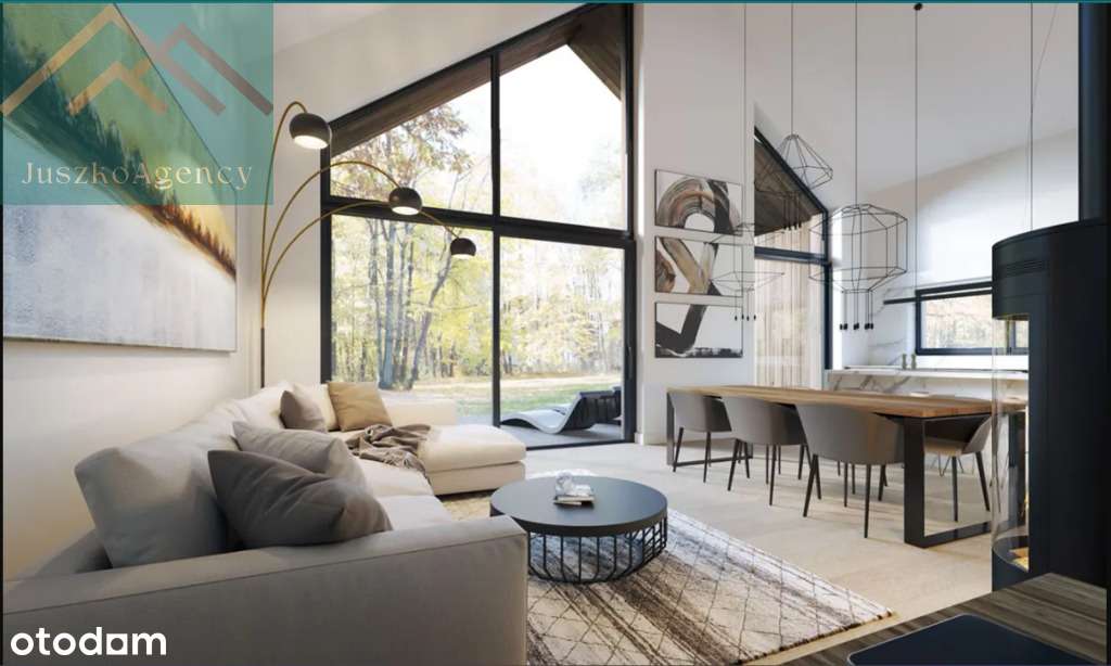 Domy w Różnowie.Stan surowy otwarty, duża działka-1