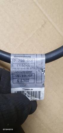 Kabel plusowy alternatora rozrusznika przewód BMW I E87 7798008 - 6