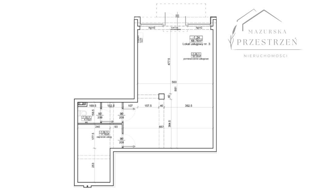 Lokal usługowy do wynajęcia – Ełk, ul. Targowa - Pełny obrazek: 4/4