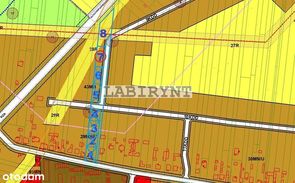 Rędziny, ul. Nowa, 937m2, budowlana, objęta planem-7