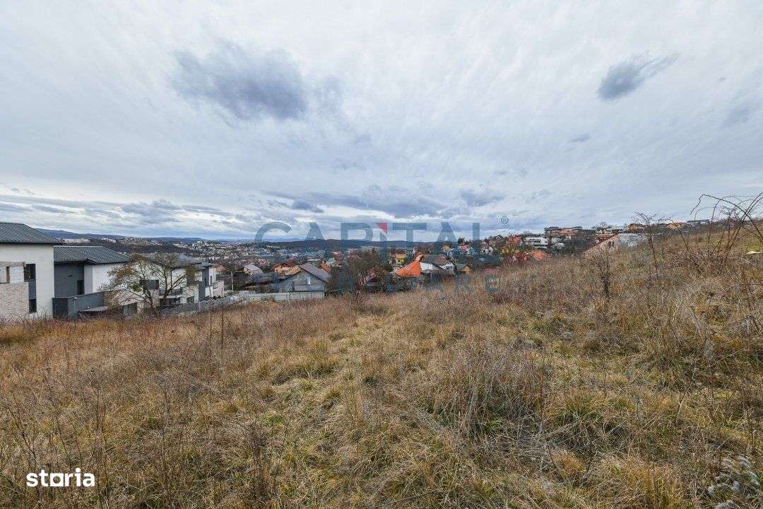 Teren constructii 3400mp, front 31 ml, zona excelenta, panorama, Dambu - Imagine principală: 5/8