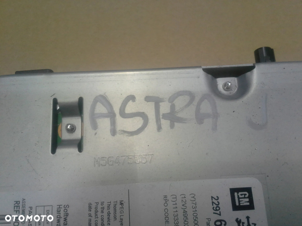 Opel Astra J panel sterowania nawiewem 13435148 wyświetlacz radio 22976602 komplet - 18