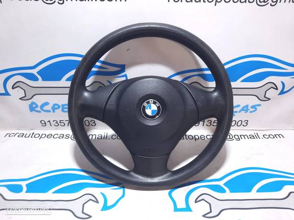 VOLANTE GUIADOR COMPLETO BMW SERIE 1 E81 32306763076 6763076 SERIE 1 E87 E82 COUPE E88 CABRIO PELE AIRBAG - 2